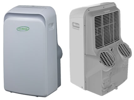 image of dual hose dc inverter portable air conditioner