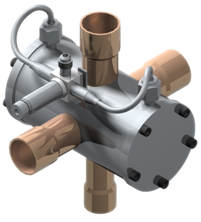 Hotspot heat valve for heat recovery applications